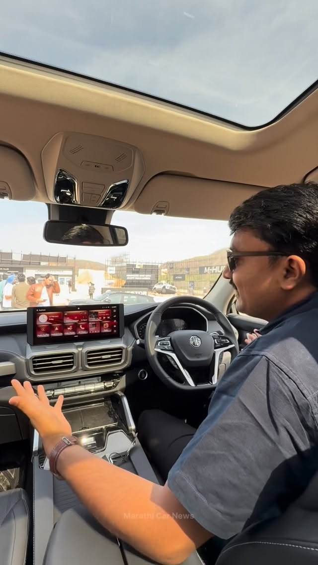 marathi_car_news 게시물 이미지: MG Majestor Interior Better than 😜...