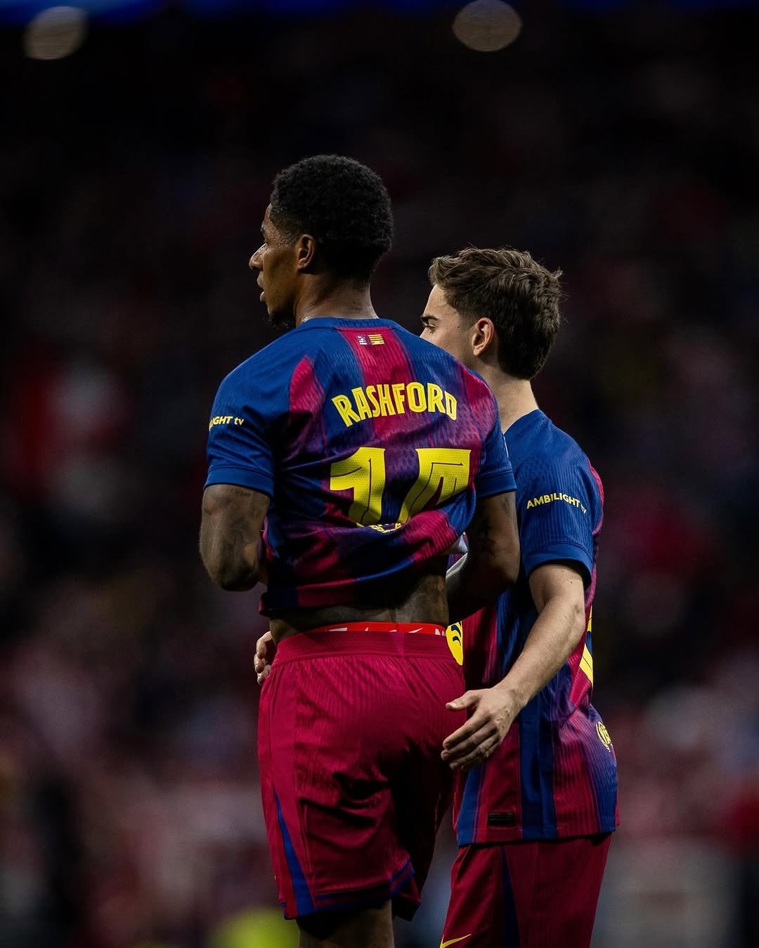 Photo by MR14 in Barcelona, Spain with @fcbarcelona. May be an image of football, soccer, ball, stadium and text.