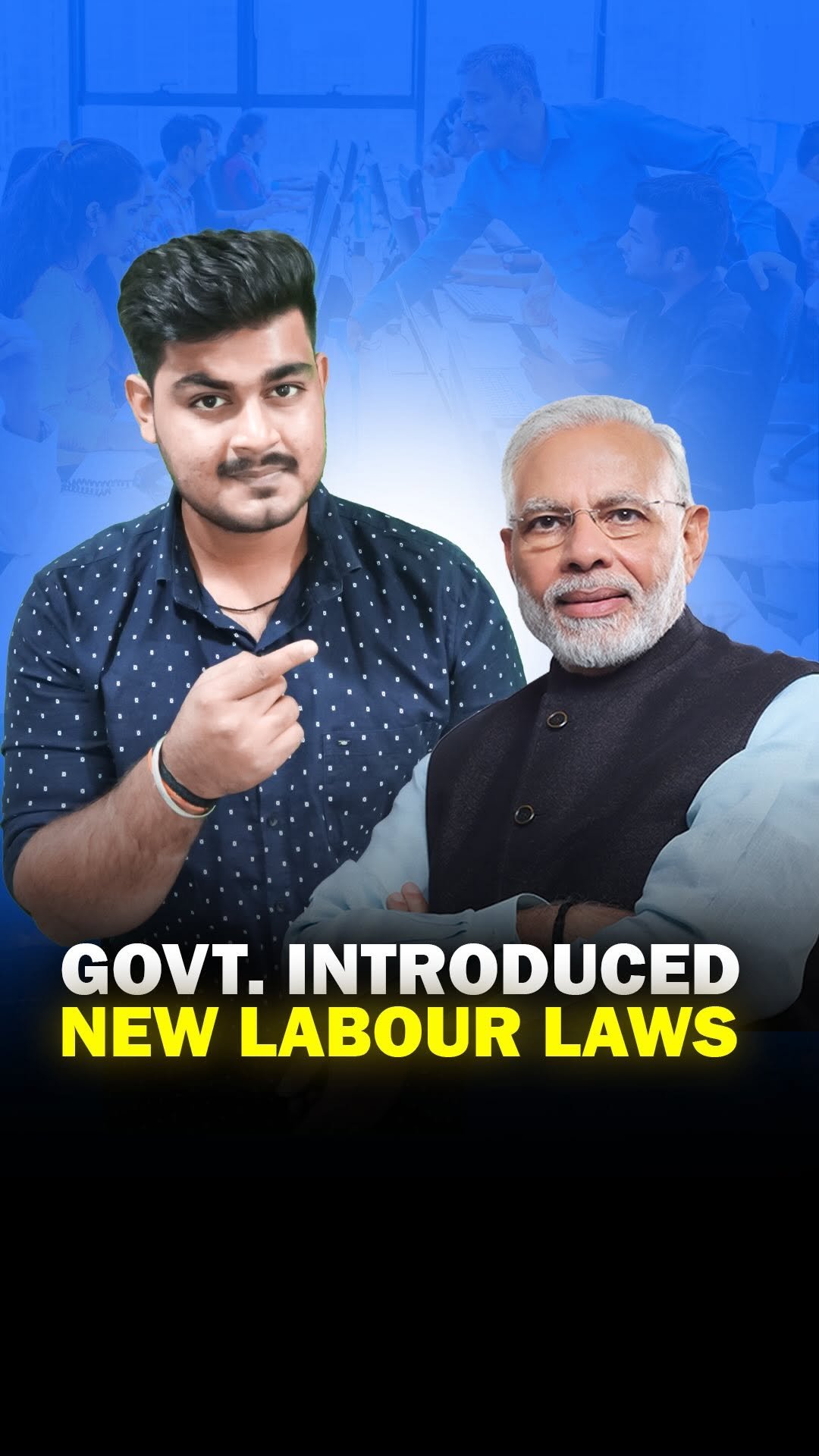 marketians 게시물 이미지: Govt. Introduced New Labour Laws 🚨

The Govt....