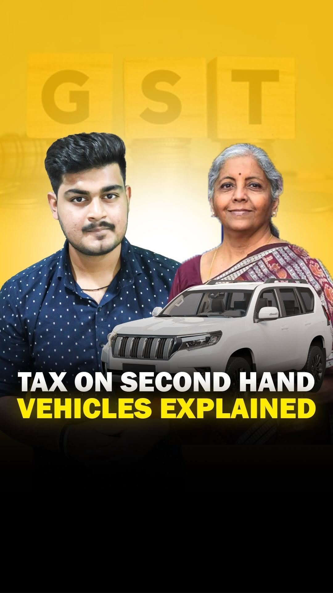 marketians 게시물 이미지: GST 18% on Used Car Selling?🚨
Watch the above...