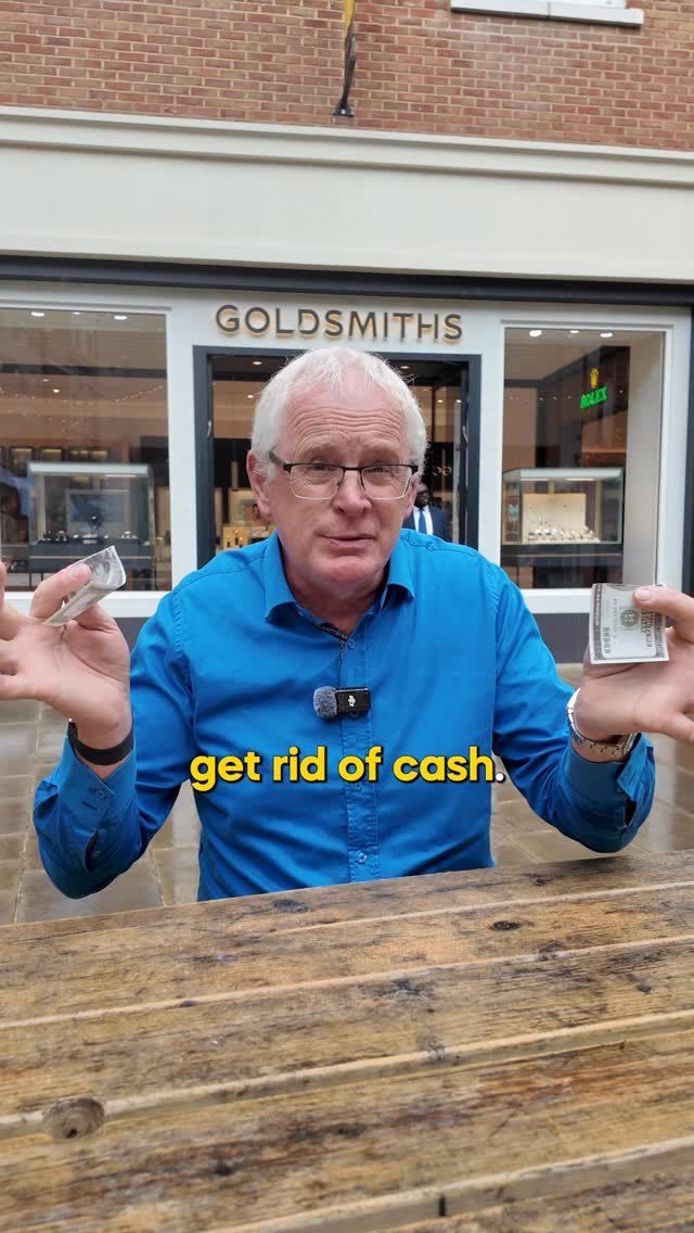 marktilbury 게시물 이미지: Why ‘they’ want to BAN cash 😳