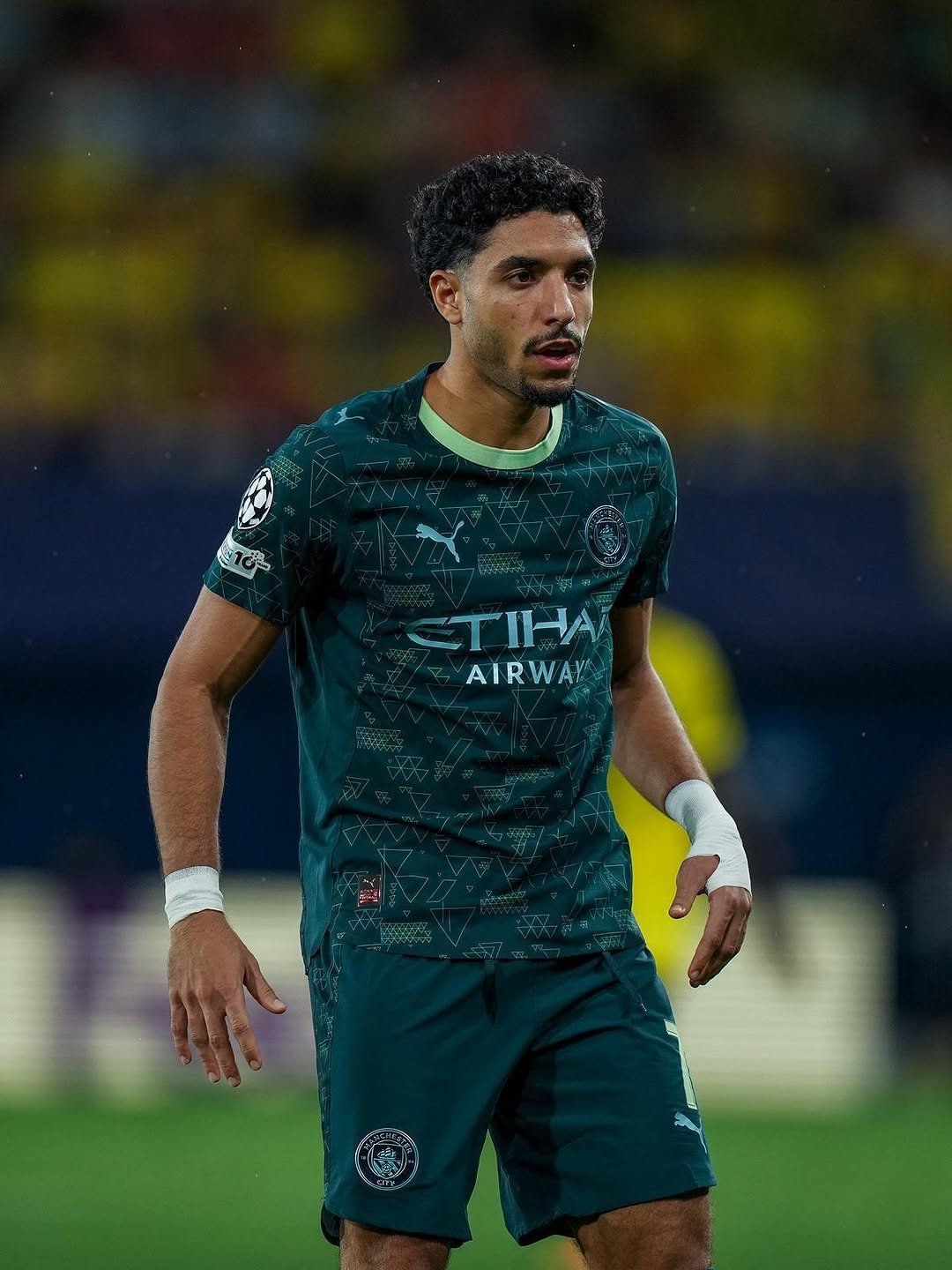 Photo by Omar Marmoush on October 22, 2025. May be an image of football, soccer, ball and stadium.