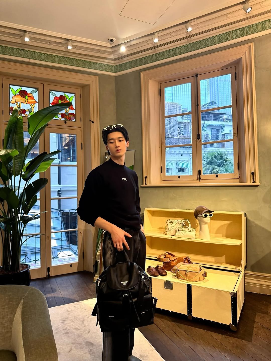 Photo shared by 주윤찬 on March 24, 2026 tagging @citybreeze_official. May be an image of clothes iron, indoors and text.