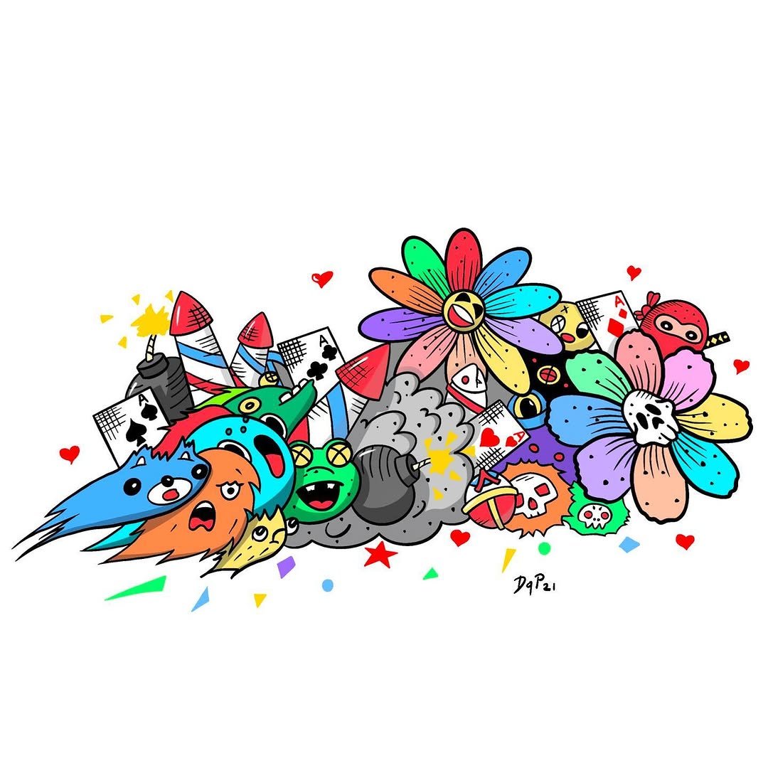 maru 게시물 이미지: Recreated one of my old piece. Happy New🤗