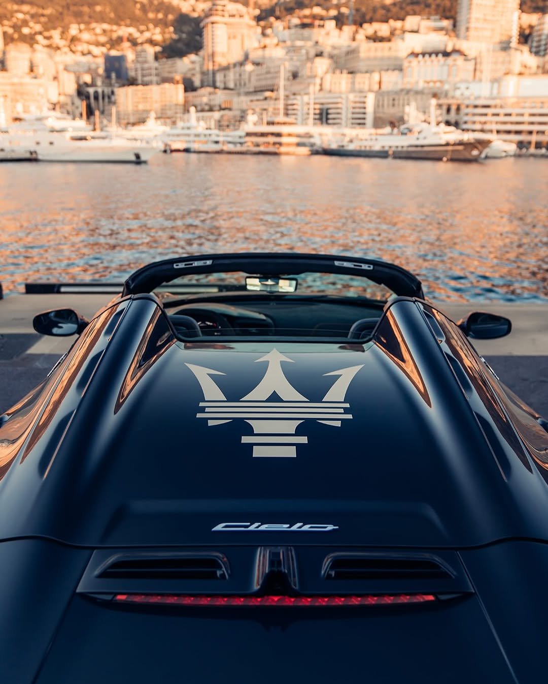 Photo shared by Maserati on April 25, 2026 tagging @maseraticorse. May be an image of jet ski, car, speedboat, yacht, roadster, convertible and text that says '솔로 11 H csO'.