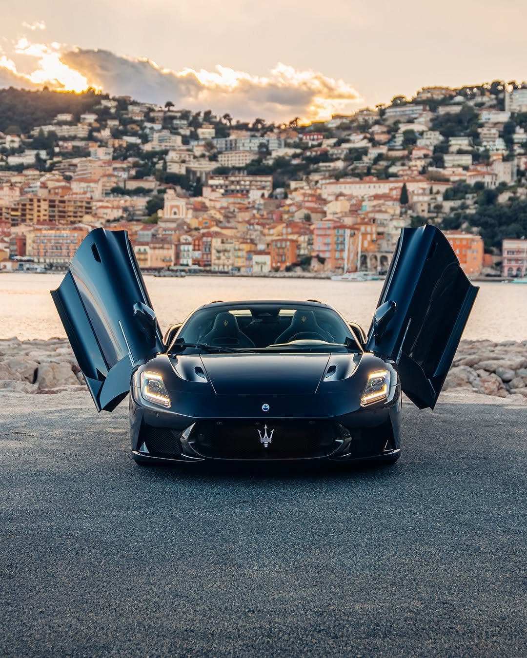 Photo by Maserati on April 15, 2026. May be an image of race car, roadster, wheel, road and text.