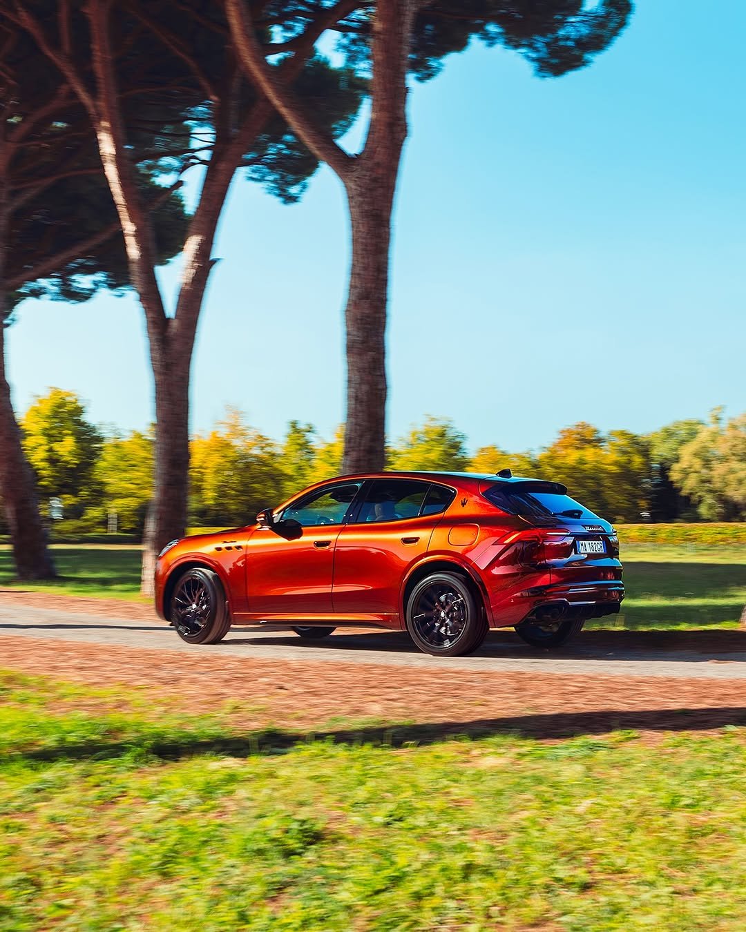 Photo shared by Maserati on October 29, 2025 tagging @marchesiantinori. May be an image of car, wheel, road and text.