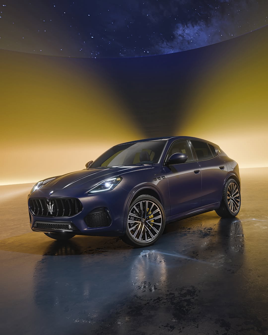 Photo by Maserati Japan | マセラティ ジャパン on April 22, 2026. May be an image of wheel, car and text.
