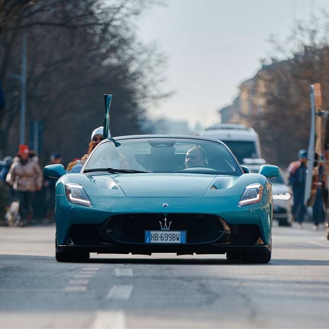 Photo by Maserati Japan | マセラティ ジャパン on February 10, 2026. May be an image of race car, wheel, road and text.