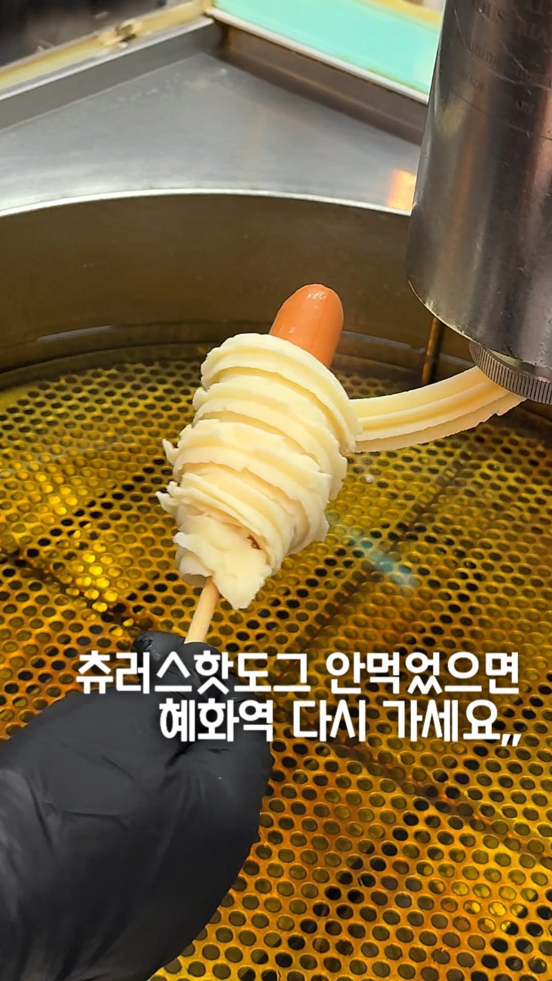 matport_ 게시물 이미지: 소세지에 돌돌 말아주는 핫도그 반죽이
맛있는 츄러스라고요?🥺

안그래도 맛있는...
