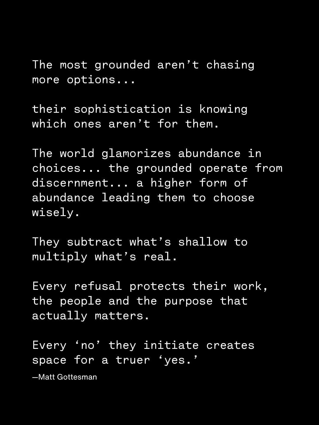 mattgottesman 게시물 이미지: What are you really saying yes to?

Most...