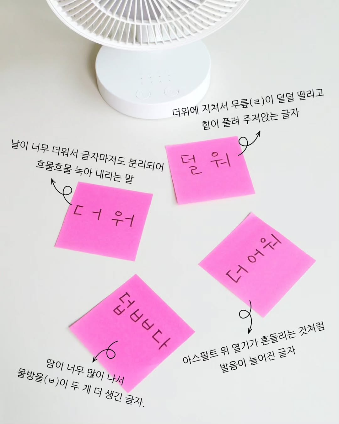 maumsanchaek 게시물 이미지: 글자를 만드는 사람
—
더위를 표현하는 방법?
우리의 감정과 상태를 잘 표현한다는...