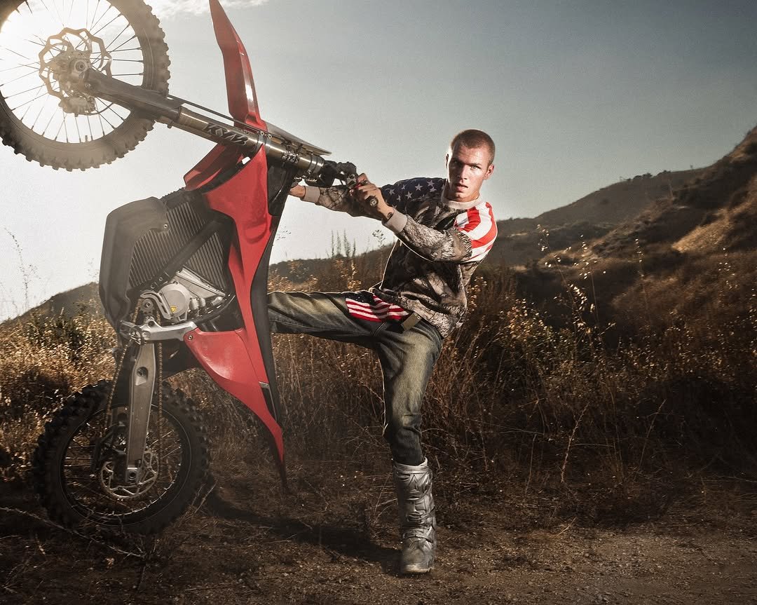 Photo shared by Max Durante on October 15, 2025 tagging @trevorxstewart, and @abstractbyjules. May be an image of racing vehicles, dirt bike, motorcycle, scooter and text.