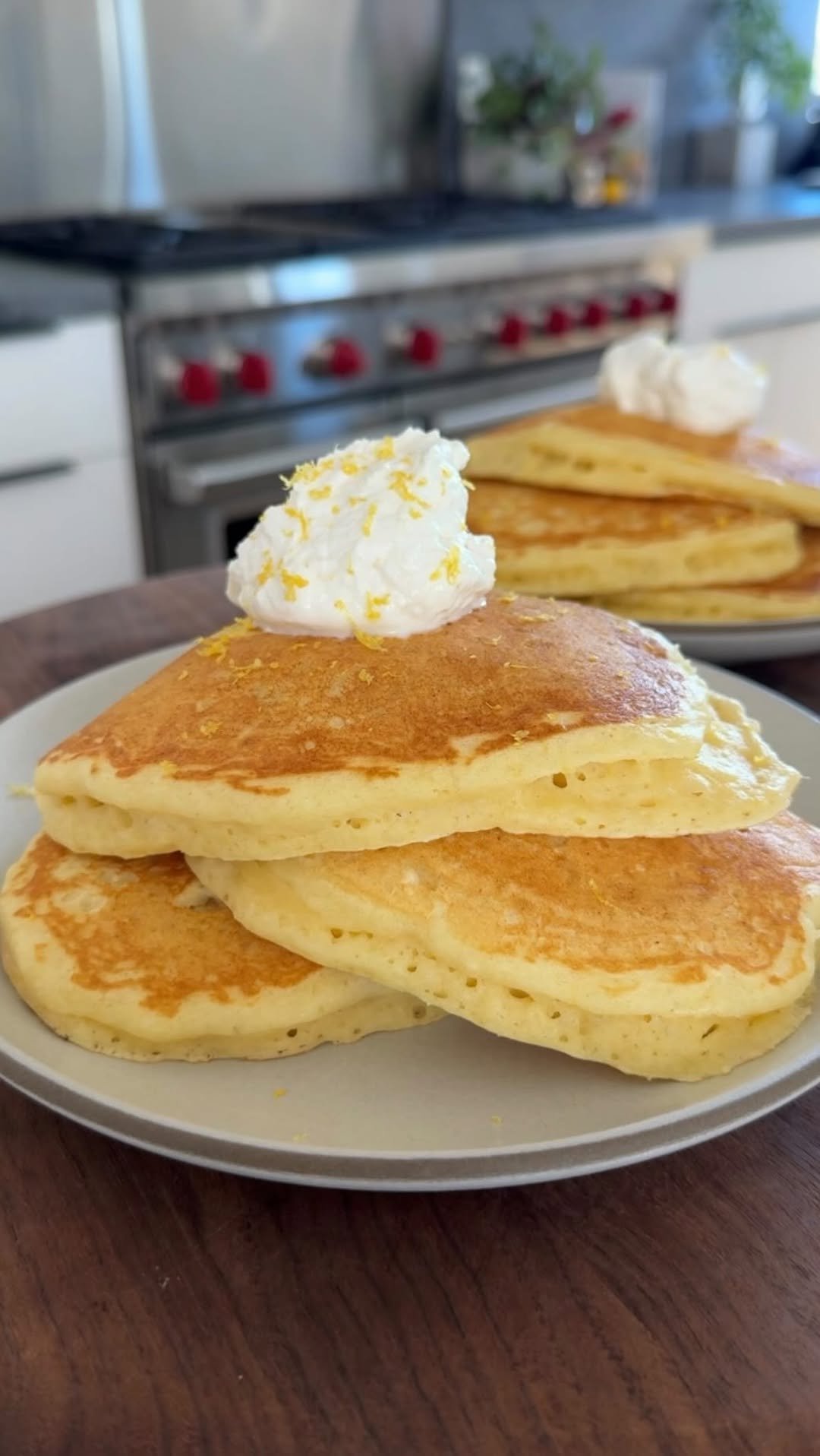 maxiskitchen 게시물 이미지: Lemon ricotta pancakes with lemony whipped...