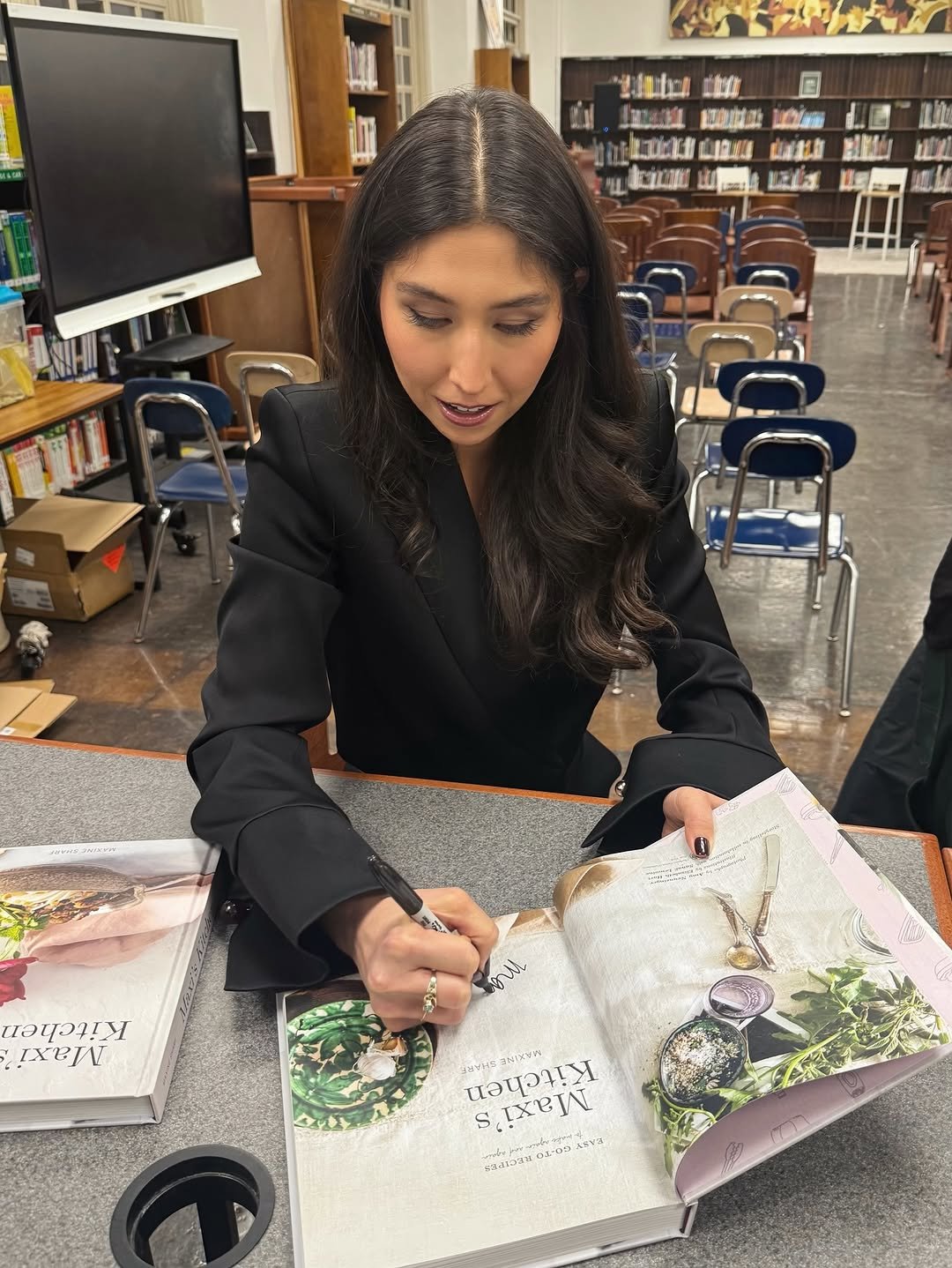 Photo by Maxine Sharf on March 15, 2026. May be an image of studying, book and text.