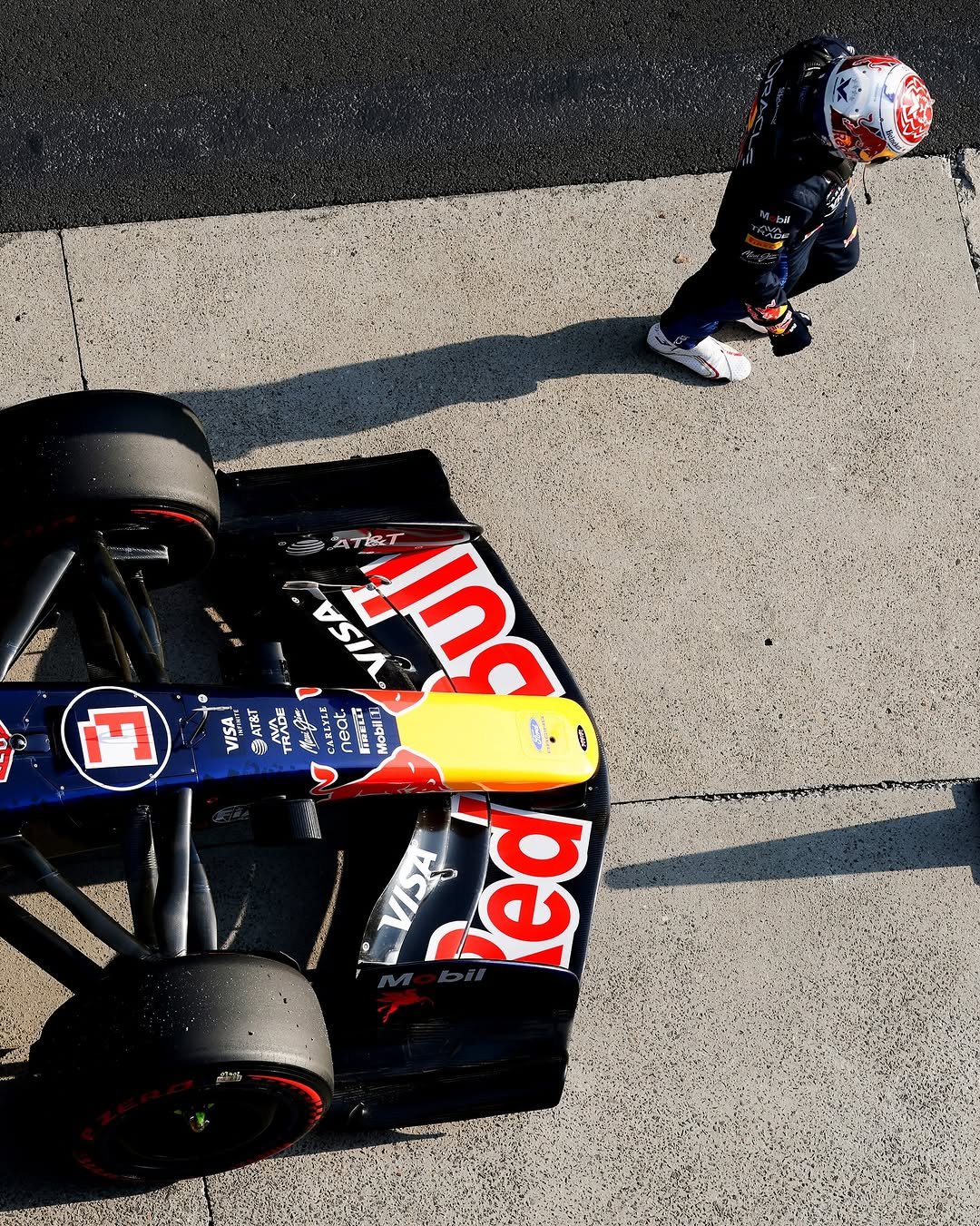 Photo by Max Verstappen on March 15, 2026. May be an image of racing vehicles, race car and text.
