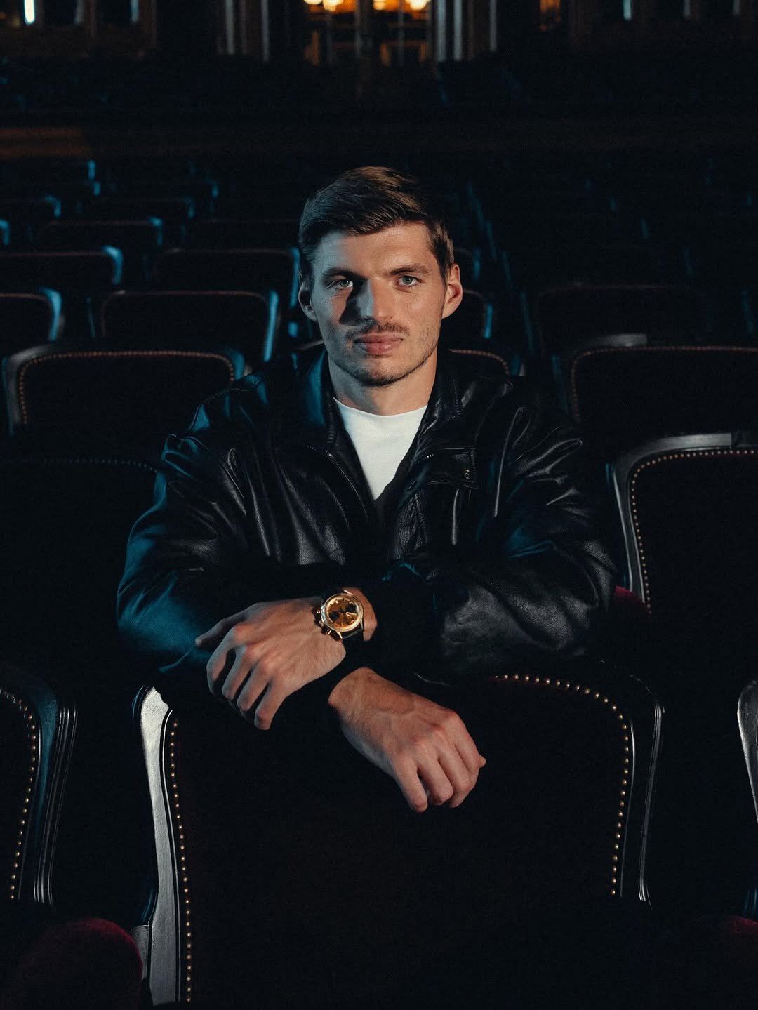 Photo shared by TAG Heuer on February 02, 2026 tagging @maxverstappen1. May be an image of one or more people, wrist watch and text.