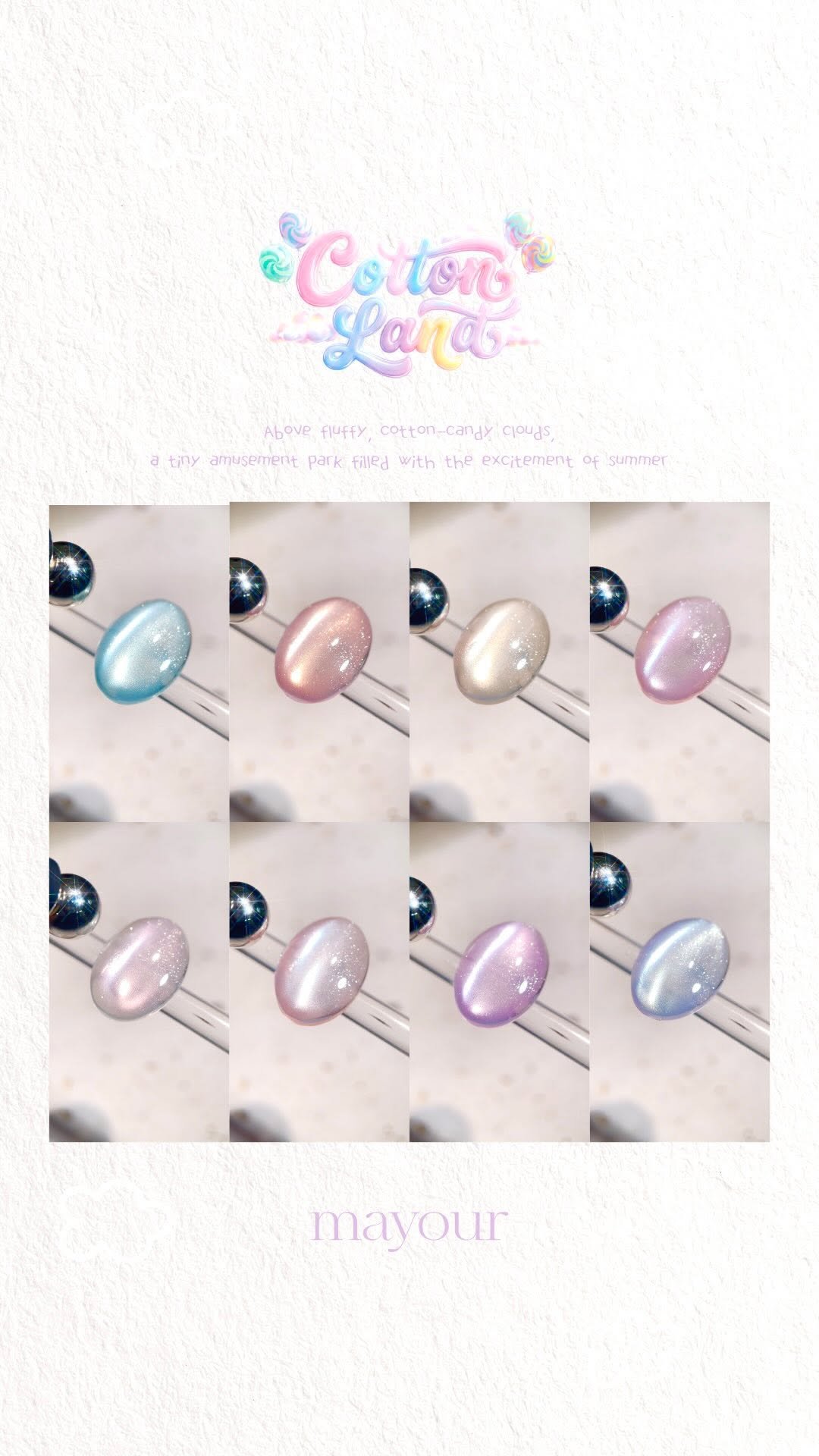 mayour_korea 게시물 이미지: 🎠 𝐶𝑜𝑡𝑡𝑜𝑛 𝐿𝑎𝑛𝑑

투명하게 비치는 맑은 베이스 위로
부드럽게 물들이는...