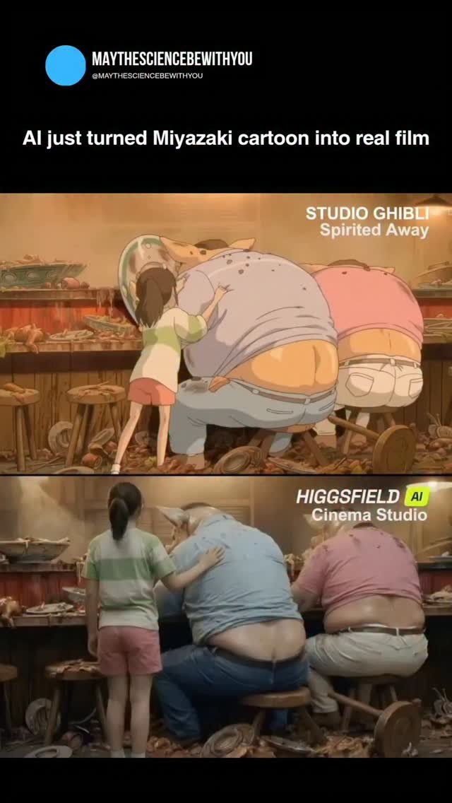 maythesciencebewithyou 게시물 이미지: AI live action film just got...