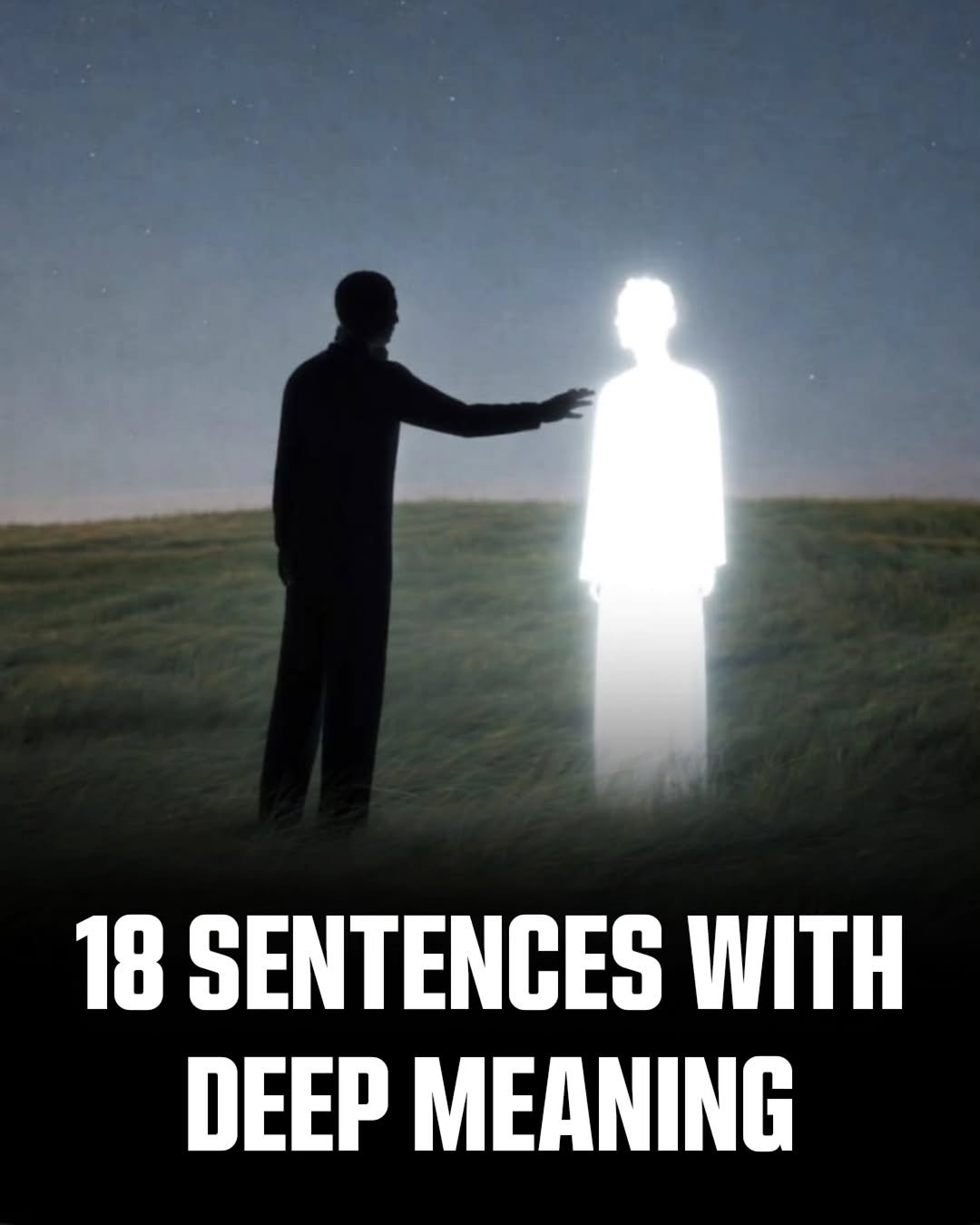 Photo by Psychology Posts | Mental Health on April 28, 2026. May be a meme of text that says '18 SENTENCES WITH DEEP MEANING'.