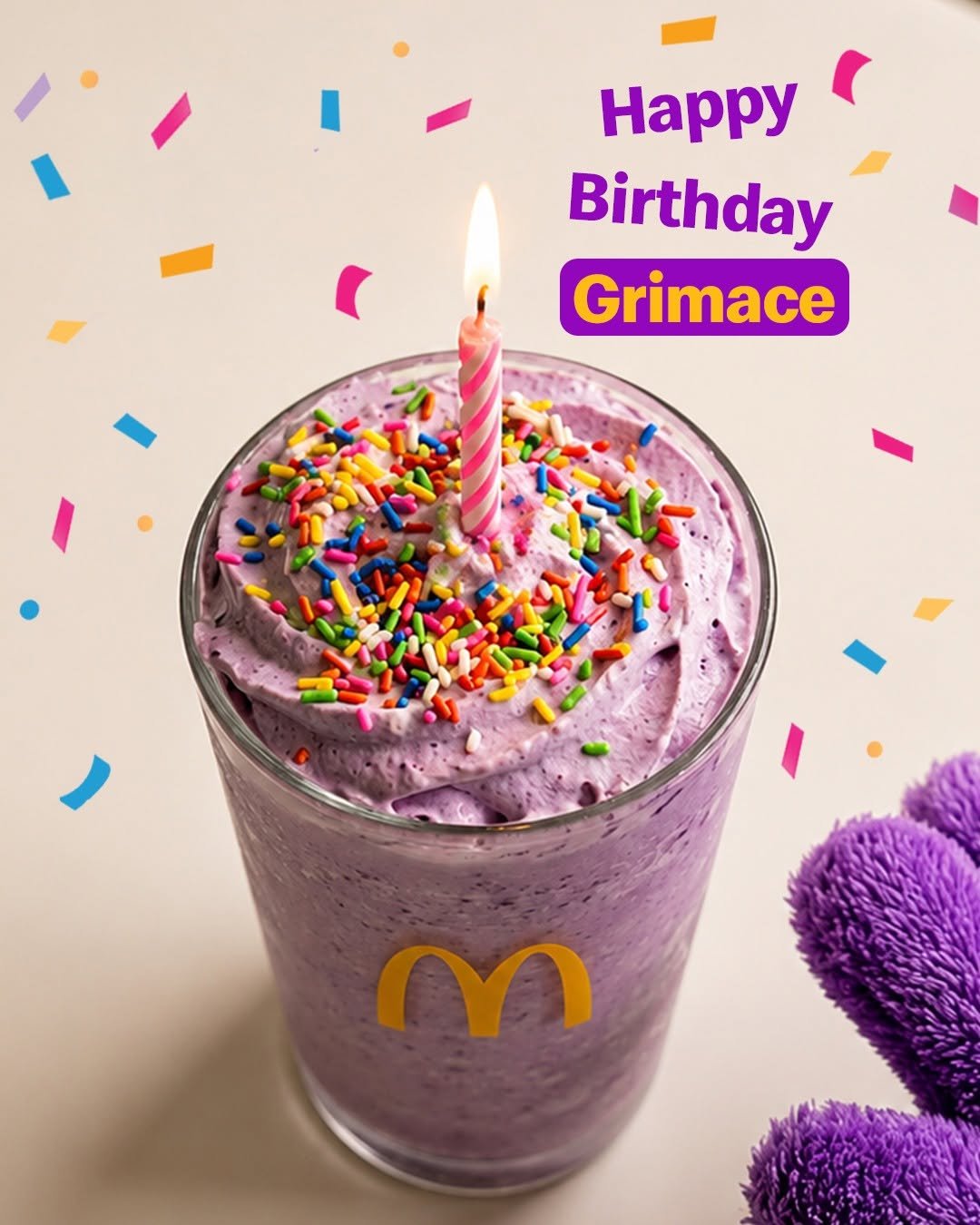 mcdonalds_kr 게시물 이미지: 0612 Happy Birthday Grimace🎉

쉐이크 러버 그리머스 생일...