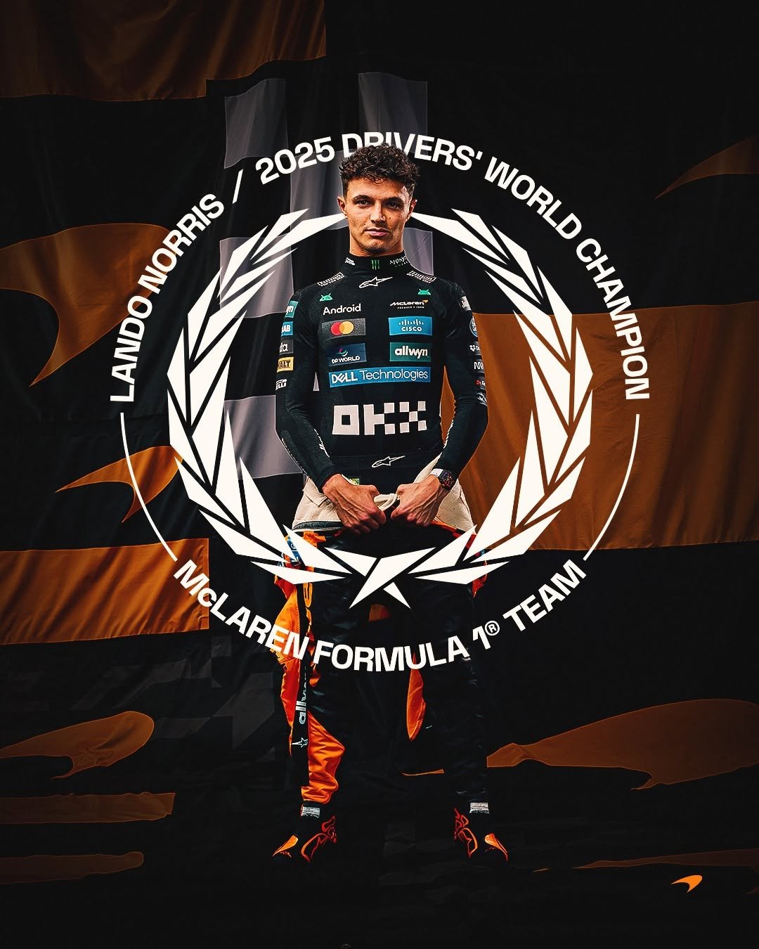 Photo by McLaren on December 08, 2025. May be an image of military uniform, flag, poster and text.