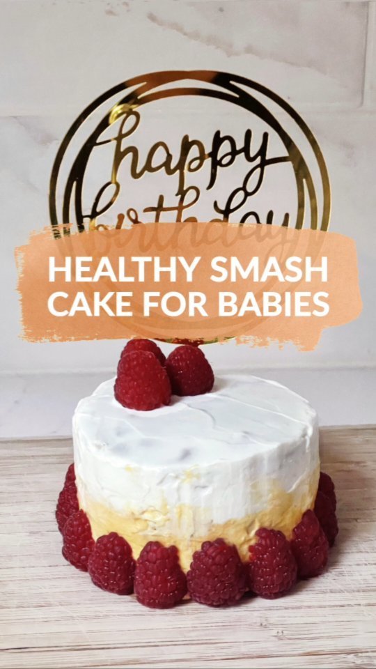 mealswithbaby 게시물 이미지: Make a 🎂 SMASH CAKE 🎂 that's healthy,...