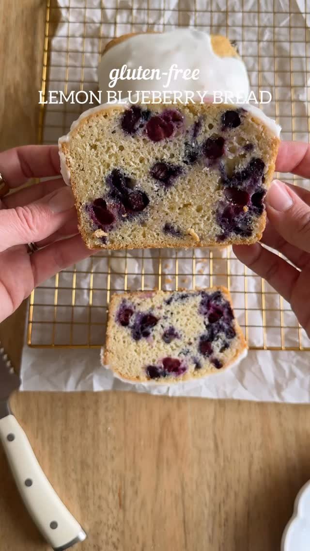 meaningfuleats 게시물 이미지: Gluten-Free Lemon Blueberry Bread! 🍋🫐 Type...