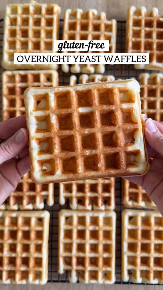 meaningfuleats 게시물 이미지: Gluten-Free Overnight Yeast Waffles! 🧇 Type...
