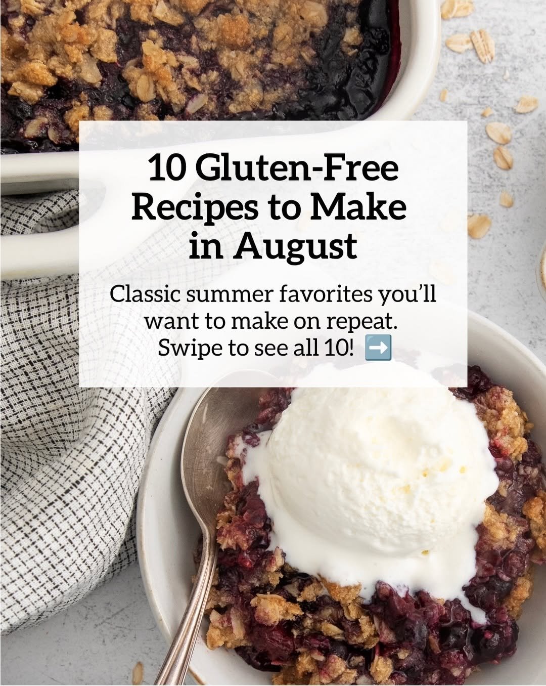 meaningfuleats 게시물 이미지: 10 Gluten-Free Recipes to Make in August! Type...