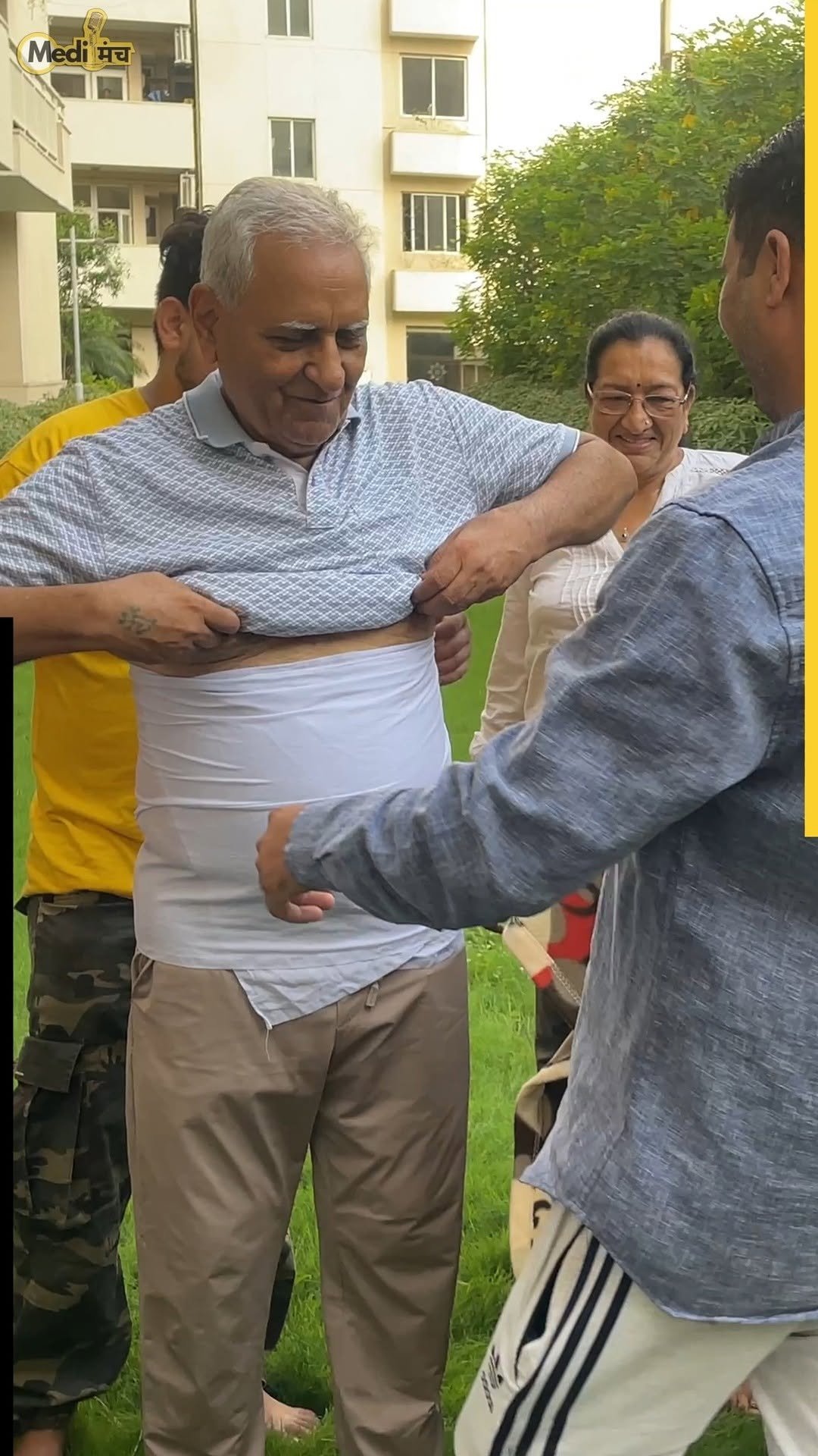 medimanch 게시물 이미지: गीली पट्टी ऐसे लपेटो 45 दिन में वज़न...