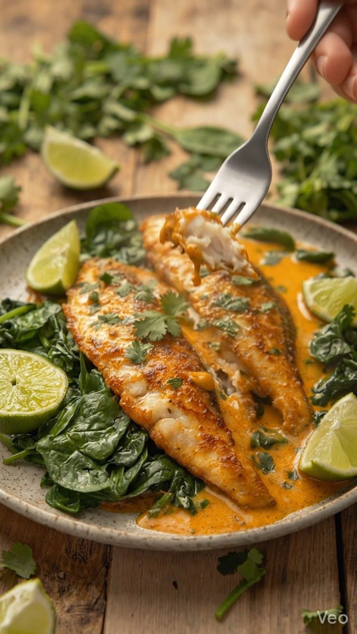 mediterranean_recipes__ 게시물 이미지: Savor the Flavor: Coconut Curry Tilapia...