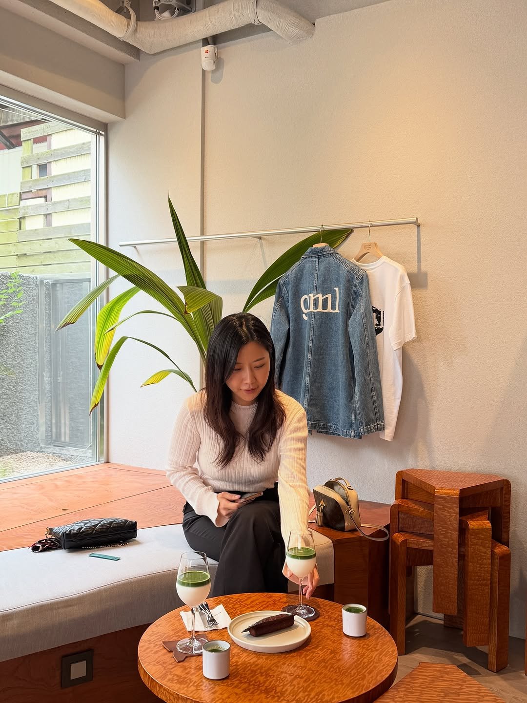 Photo shared by Just sunny on September 15, 2025 tagging @gml_seoul. May be an image of 1 person, futon, indoors and text that says 'oml'.