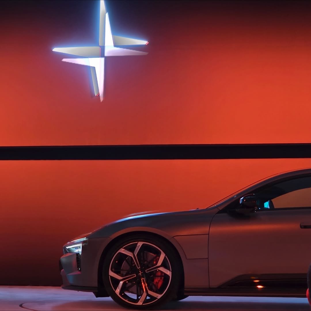 Photo shared by 서 은아 on February 13, 2026 tagging @polestarcars. May be an image of sedan, wheel and text.