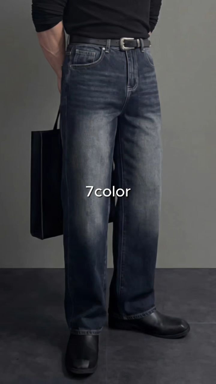 mens_closet.kr 게시물 이미지: 7컬러 세미와이드 워싱 데님👖

바지 하나로 코디 고민 줄이고 싶으셨다면?

과하게...