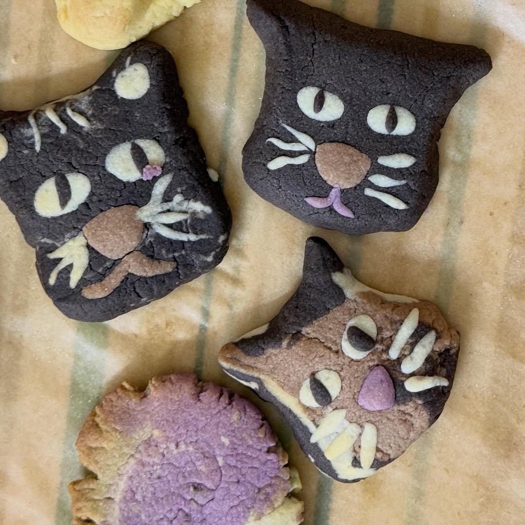 Photo by 김 먼 지 on February 08, 2026. May be an image of gingerbread cookie, biscuit and text.