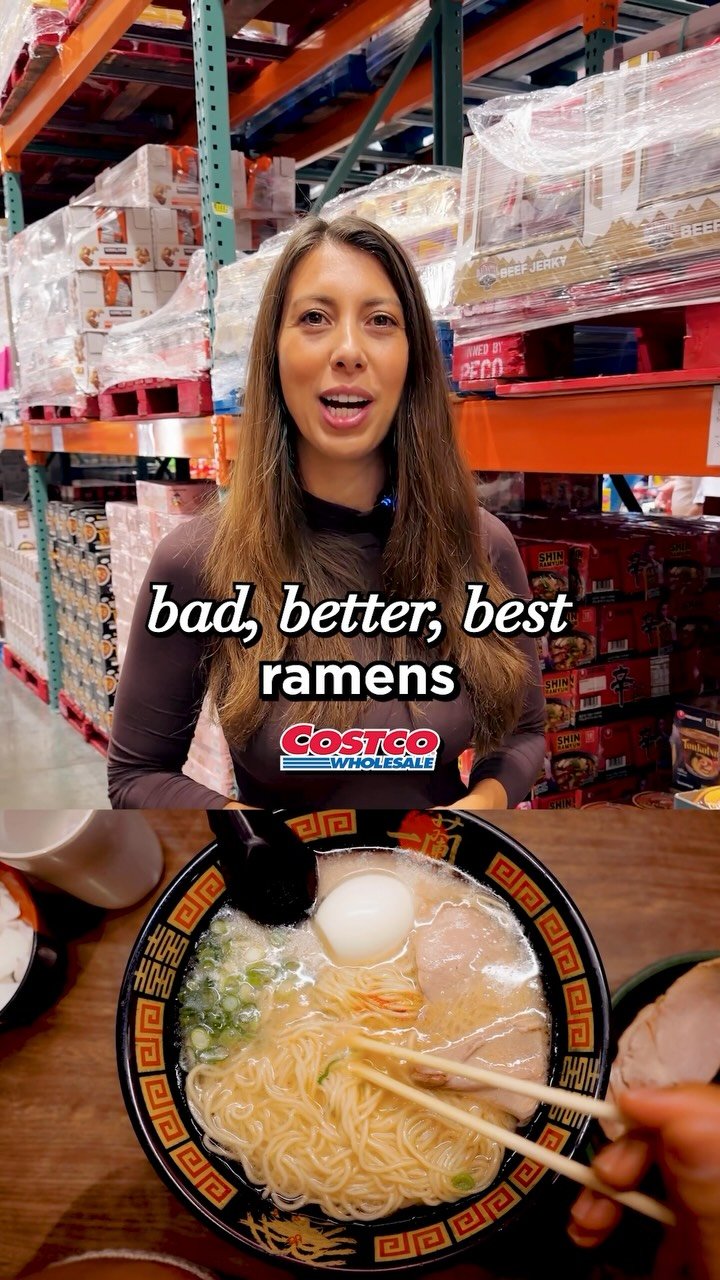 meowmeix 게시물 이미지: Bad, better, best ramen at Costco 🍜

Not all...