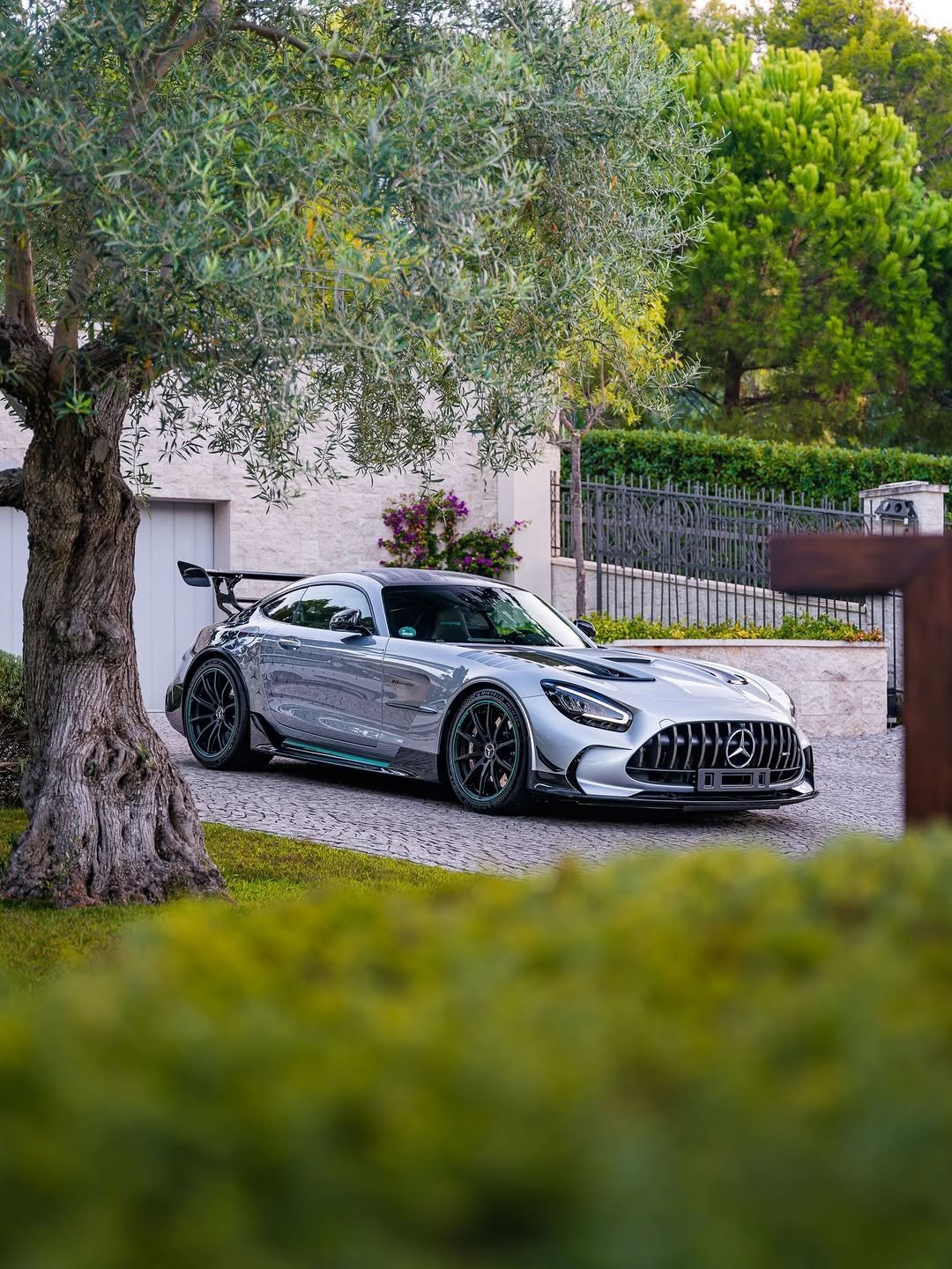 Photo by Mercedes-AMG on April 27, 2026. May be an image of race car and text.