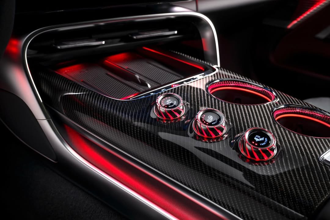 Photo by Mercedes-AMG on March 06, 2026. May be an image of subwoofer, stereo and text.