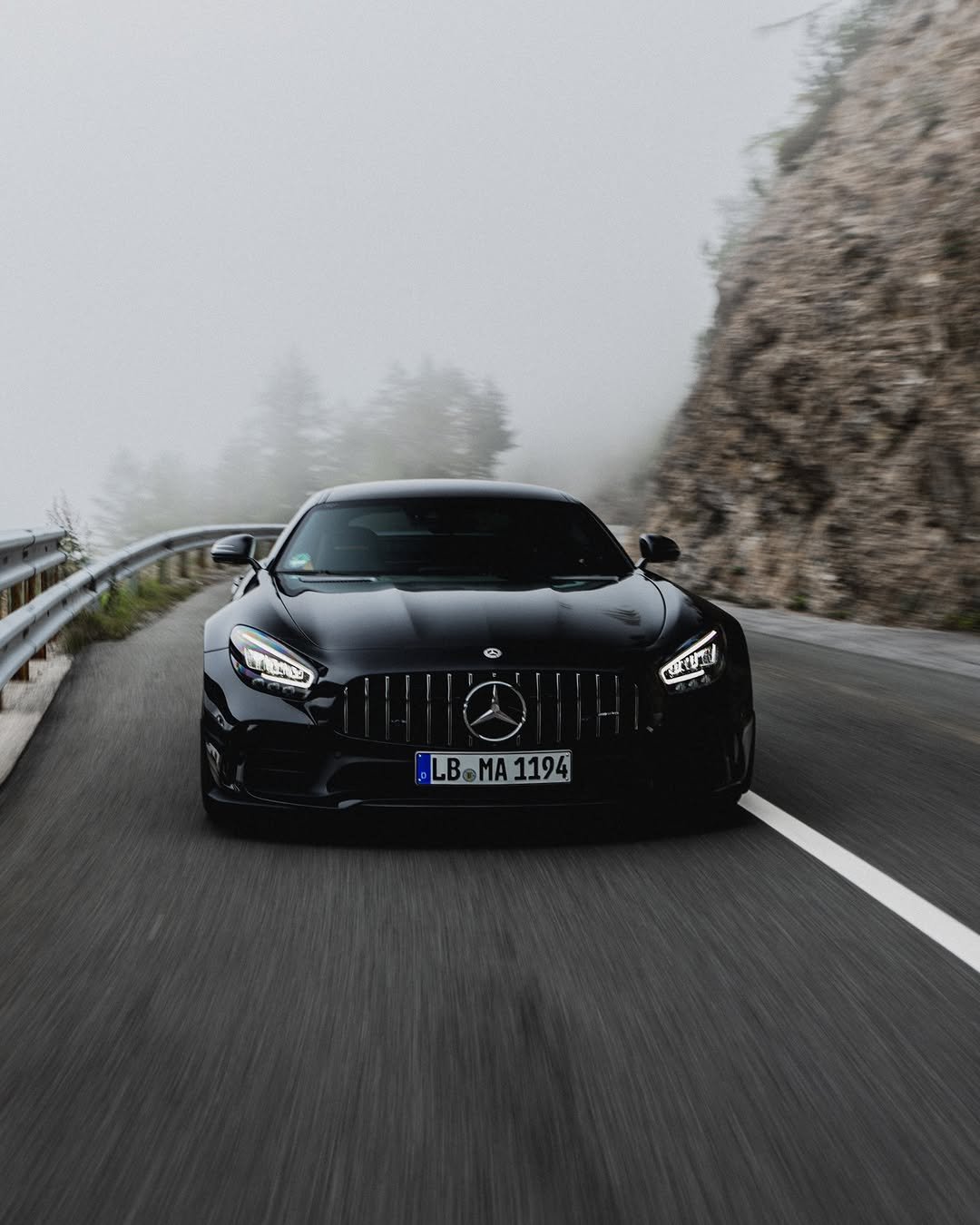 Photo by Mercedes-AMG on December 14, 2025. May be an image of car, wheel, road and text that says 'INGO 量 L LBoMA1194 1194 LBoMA'.