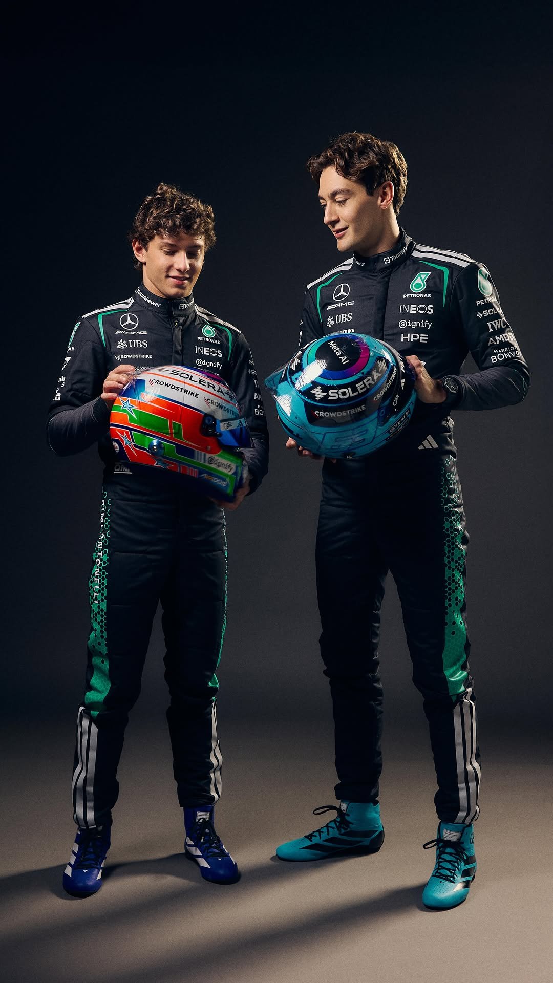 mercedesamgf1 게시물 이미지: officially suited up for 2026 🔥