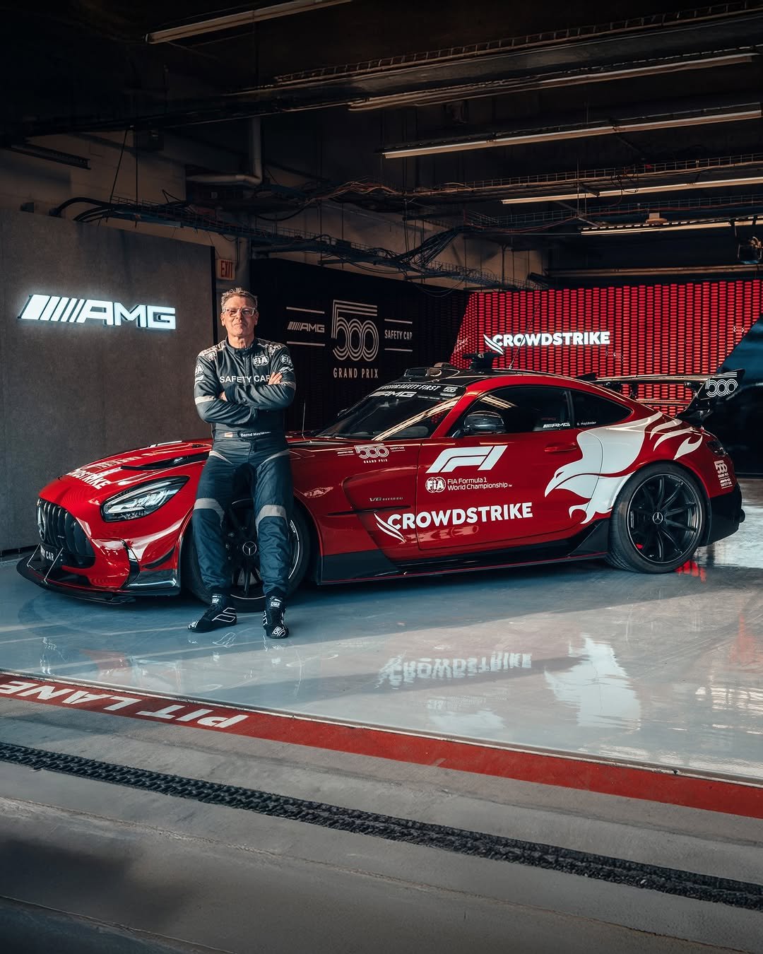 Photo shared by Mercedes-AMG Motorsport on December 27, 2025 tagging @mercedesamgf1, @mercedesamg, and @berndmaylaender. May be an image of racing vehicles, race car and text.