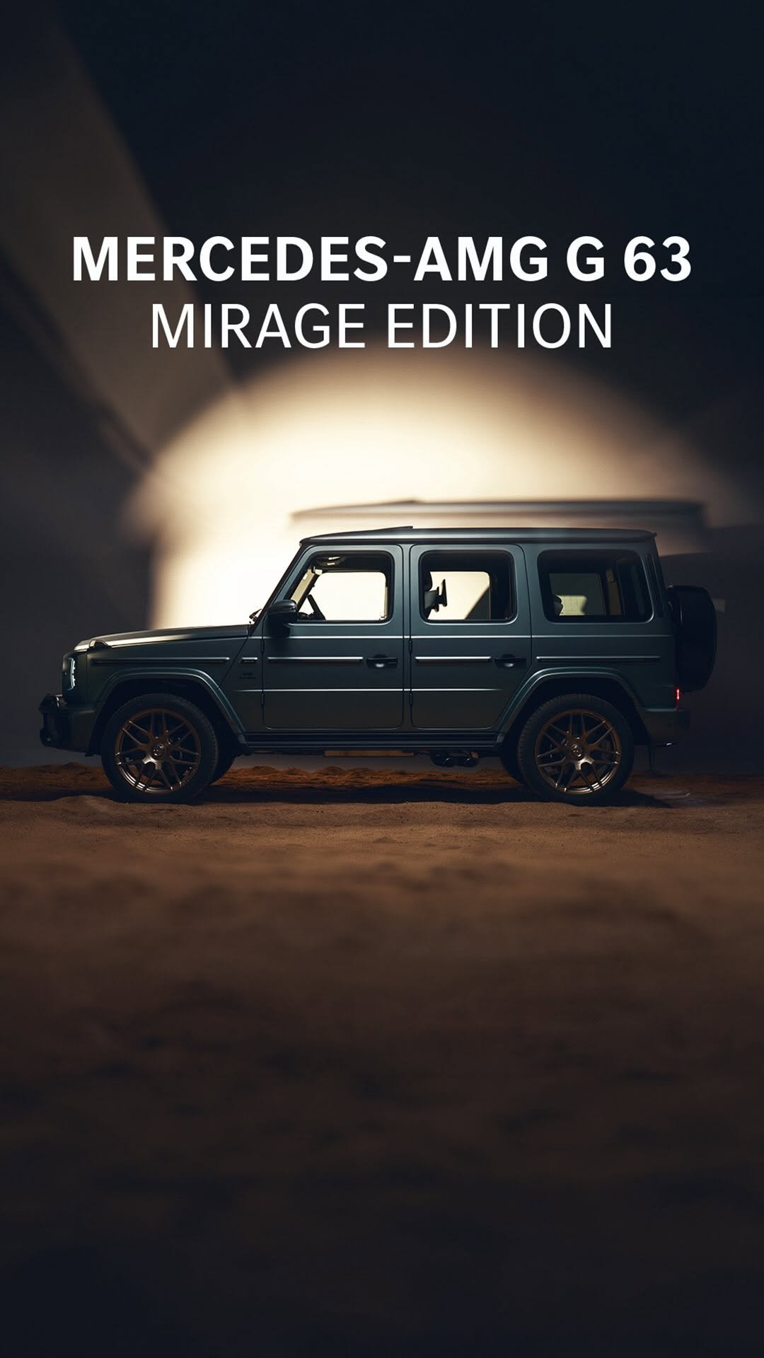 mercedesbenzgclass 게시물 이미지: In the desert, not everything you see is an...