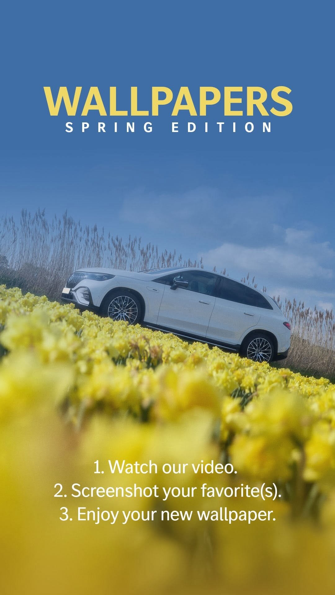 mercedesbenzusa 게시물 이미지: Spring has sprung. It’s time your wallpaper...