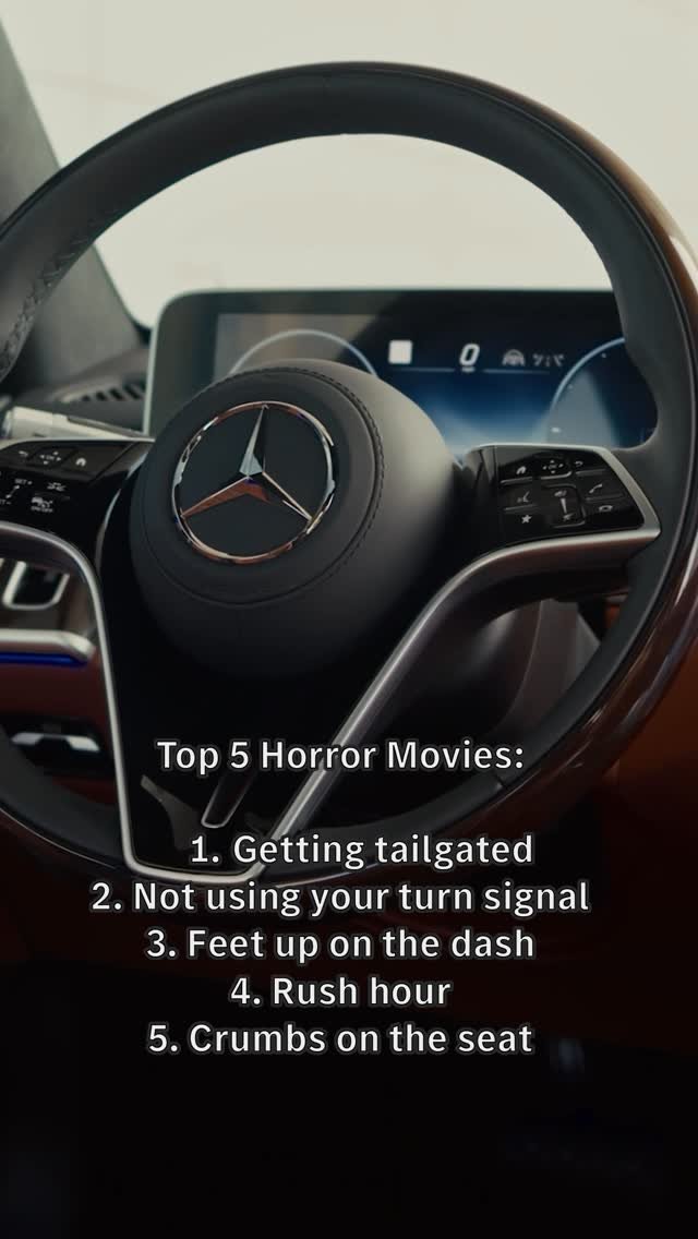 mercedesbenzusa 게시물 이미지: In no particular order.
 
#Top5horrormovies...