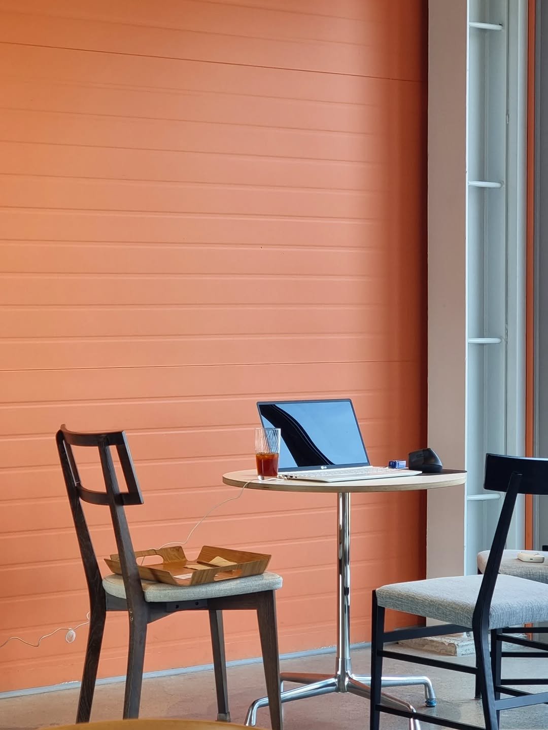 Photo by merry J on February 04, 2026. May be an image of bureau, tablet, armchair, desk, window and text.