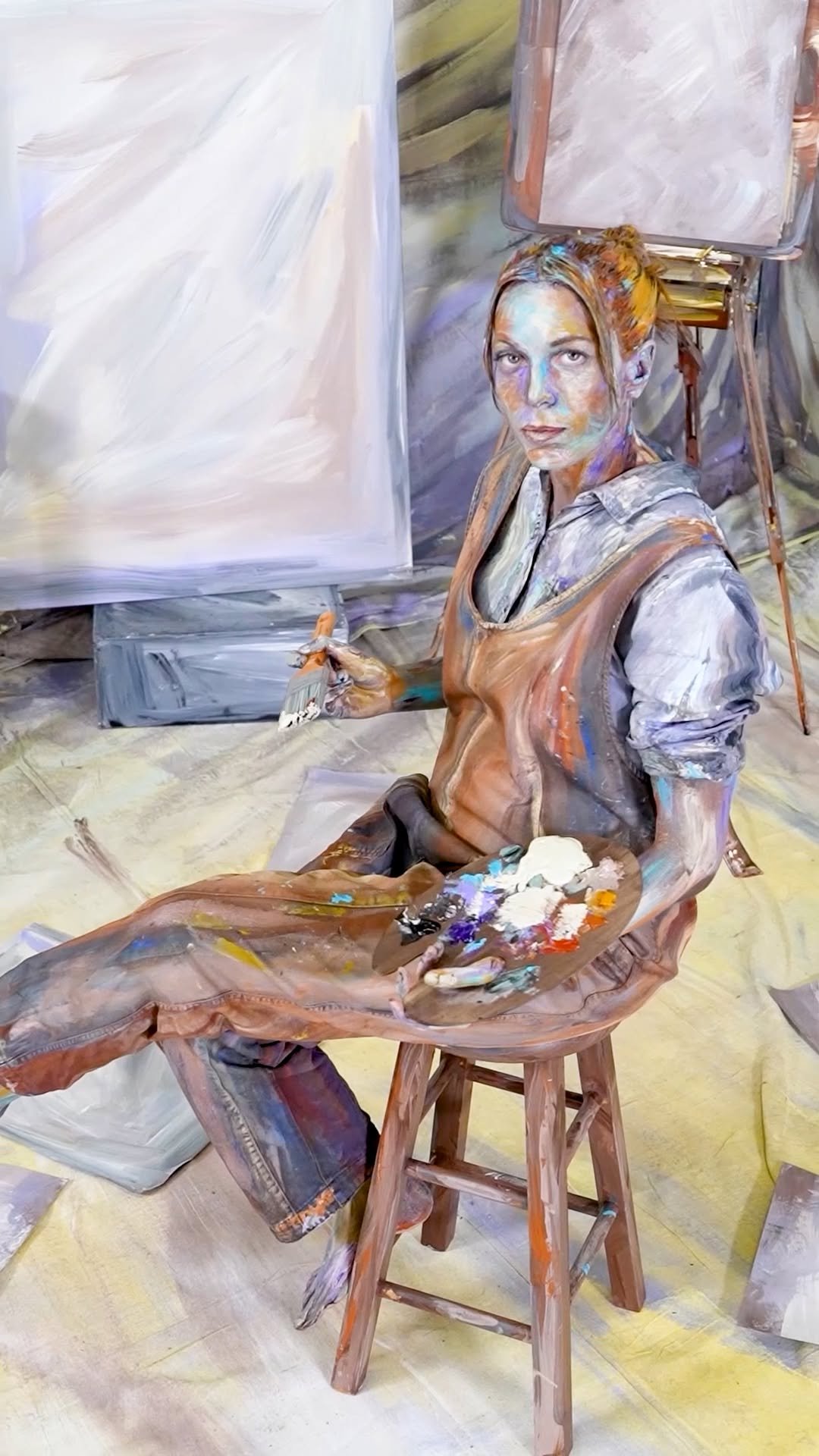 meta 게시물 이미지: @alexameadeart is an artist who collapses the...