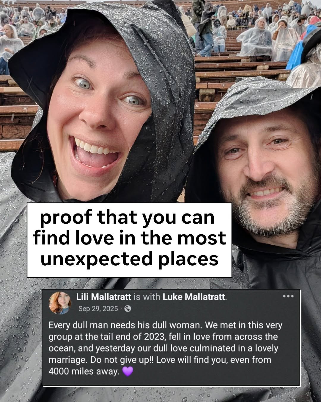 meta 게시물 이미지: Lili and Luke met in a @facebook group for...