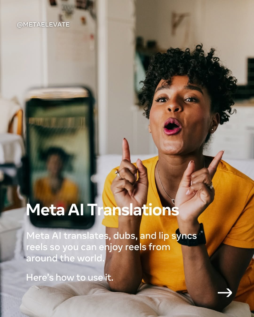 metaelevate 게시물 이미지: Your Reels can now speak more than one...