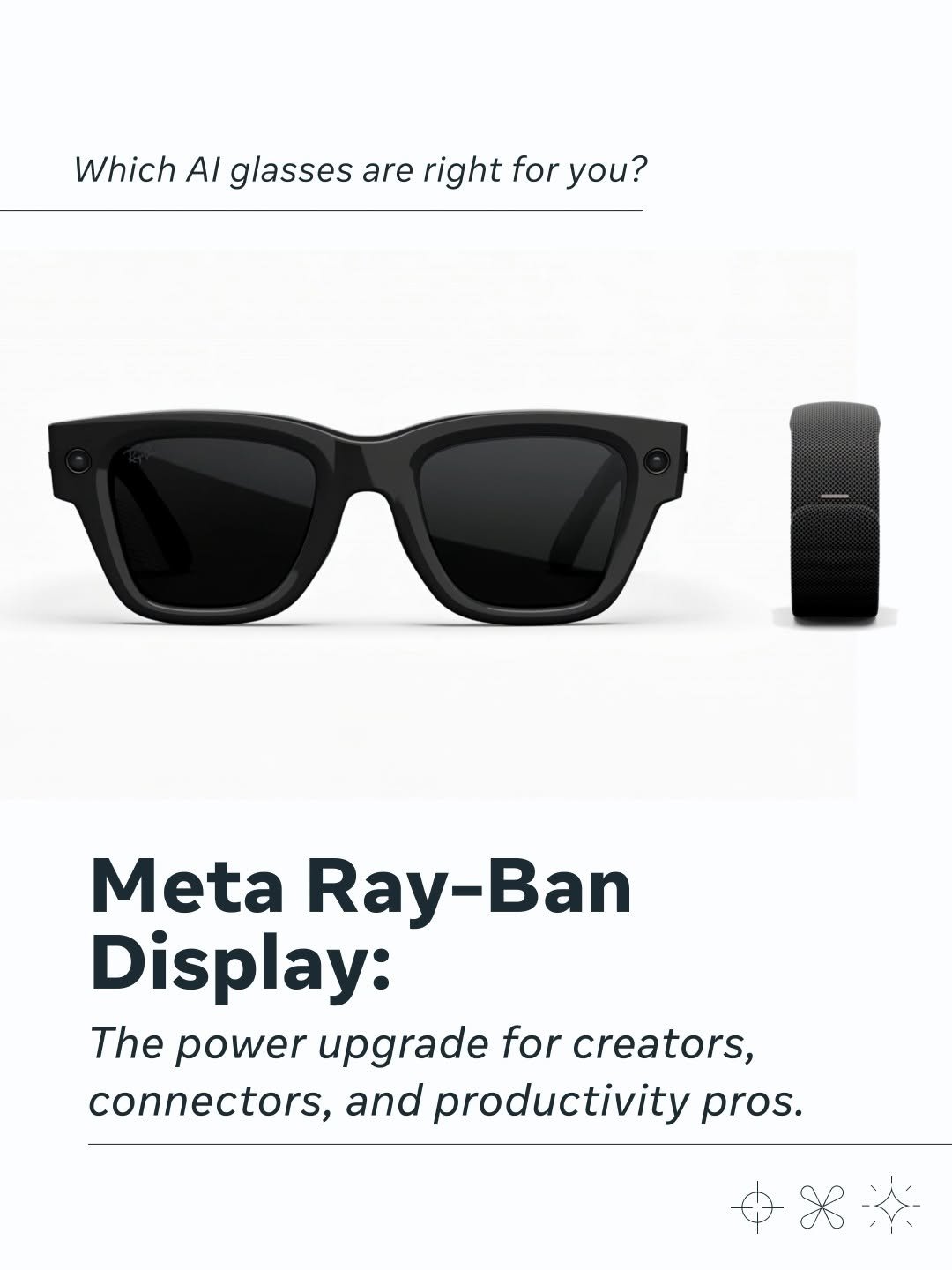metanewsroom 게시물 이미지: For a power upgrade to your AI glasses, look...